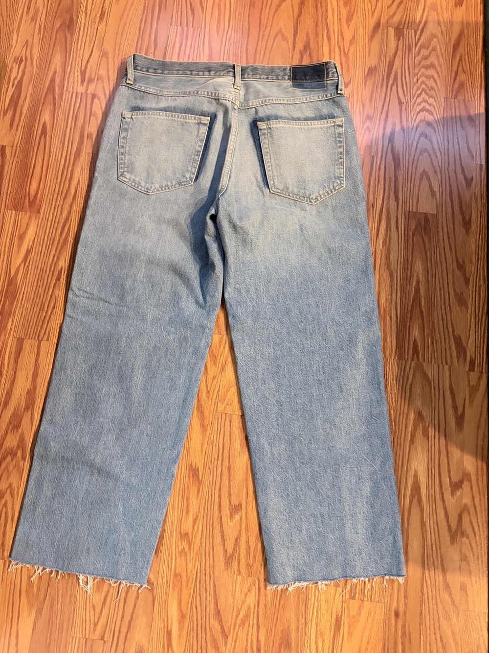 AMO Two-Tone Light and Medium Blue Jeans - Picture 9 of 10